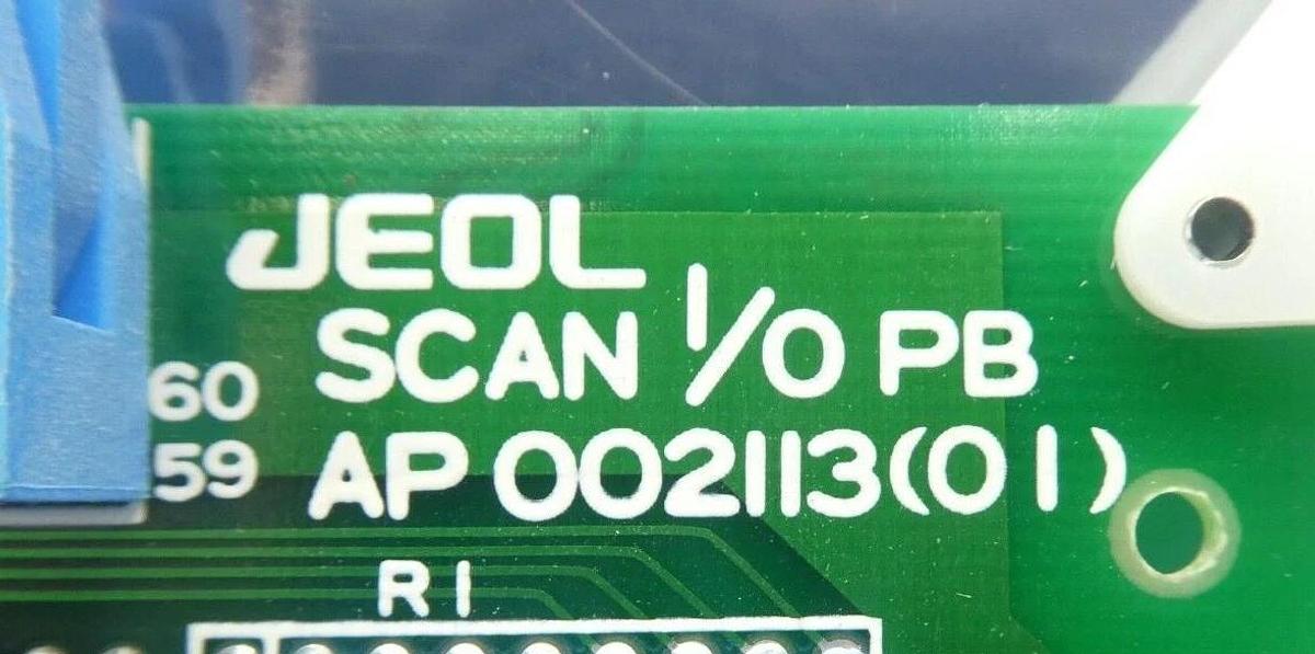 Used JEOL AP002113(01) I/O PCB Card SCAN I/O PB JSM-6300F SEM Working Surplus