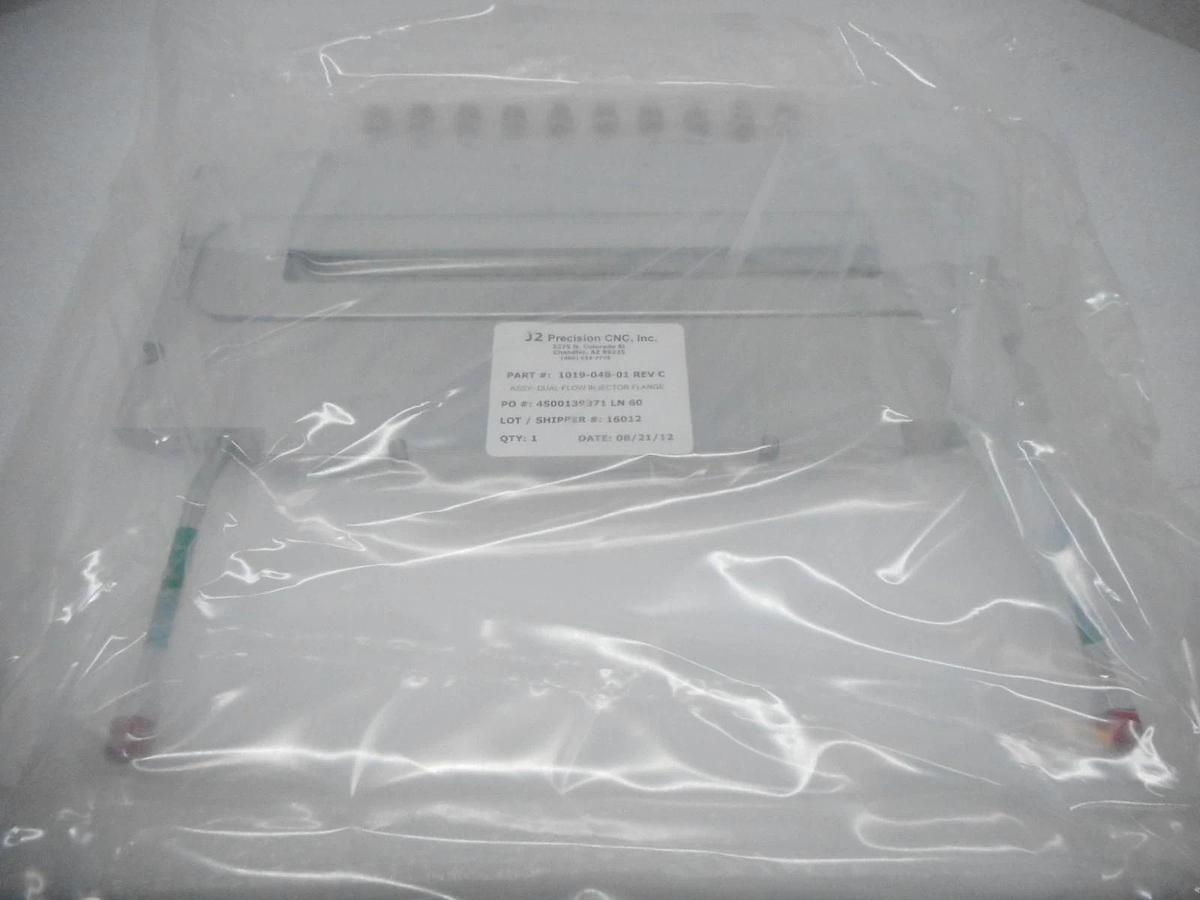 ASM 1019-048-01 Dual Flow Injector Flange New