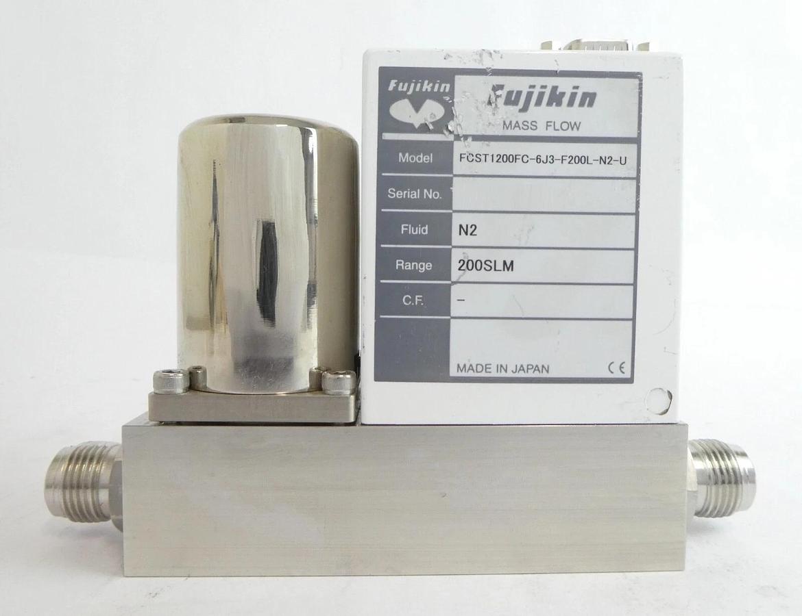 Used Fujikin FCST1200FC-6J3-F200L-N2-U Mass Flow Controller MFC T1000 Working
