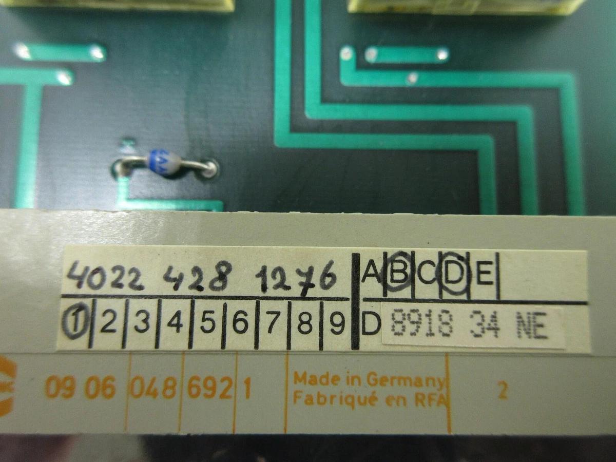 Used ASML 4022.428.12760 Relay PCB RELAIS CARD PAS 5000/2500 Wafer Stepper Used