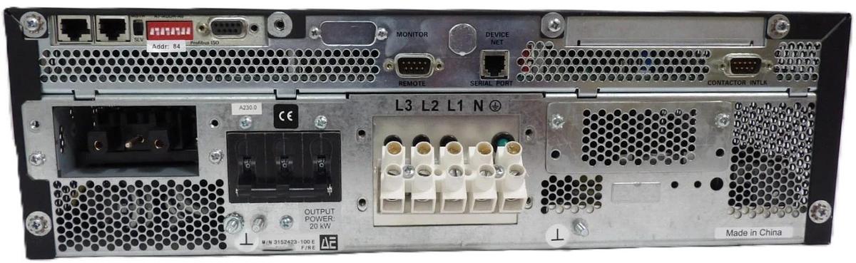 Used MDX Pinnacle AE Advanced Energy 3152423-100 20kW DC Pulsed Power Supply Working