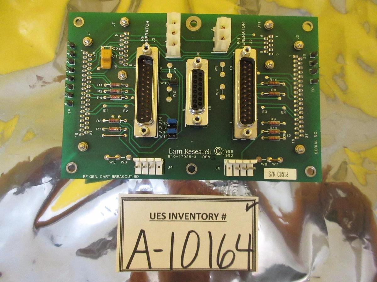 Used Lam Research 810-17025-3 RF Generator Cart Breakout PCB 710-17025-3 Working