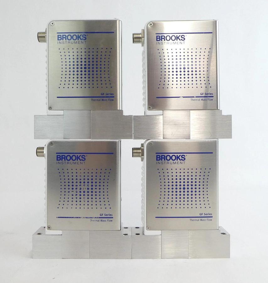 Used Brooks Instrument GF125C Mass Flow Controller MFC GF125CXXC Lot of 13 Working