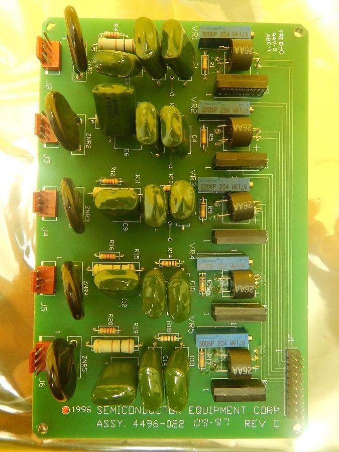 Used Semiconductor Equipment Corp 4496-022 Resistor PCB Board 410 Bonder Used Working