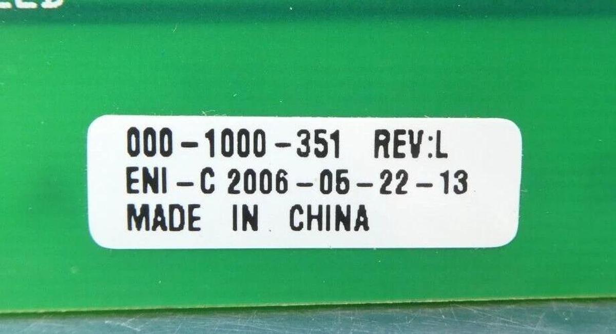 Used ENI Power Systems 000-1000-351 RF Generator PCB 003-1000-351 Working Surplus
