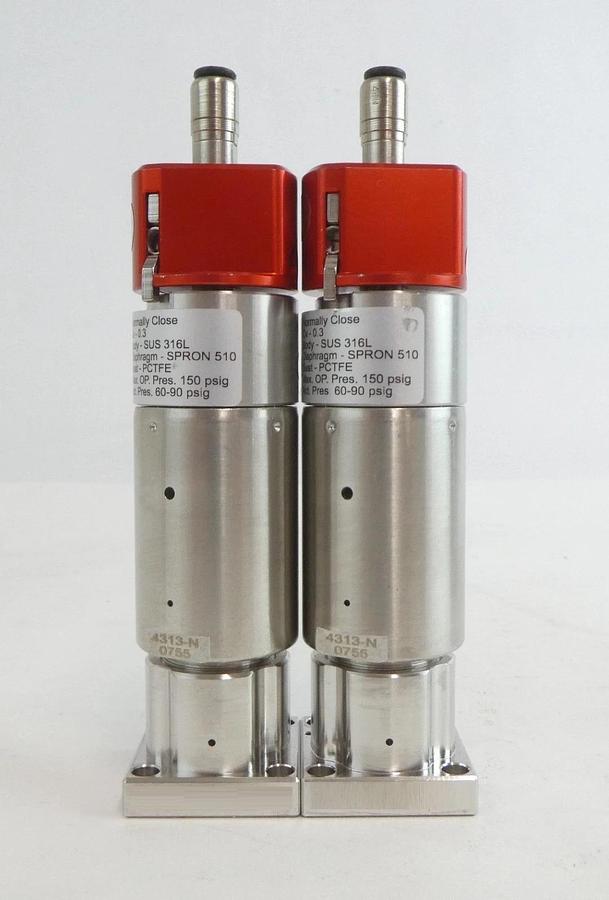 Used Ham-Let 2LNS4C-CM2-HB Hybrid Diaphragm Valve Reseller Lot of 6 Working