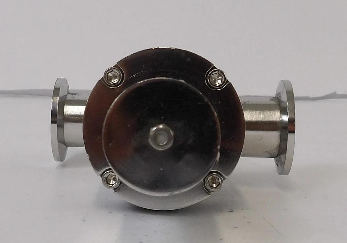 Used Pfeiffer Vacuum 3870-02323 Pneumatic Angle Valve Reseller Lot of 2 Working