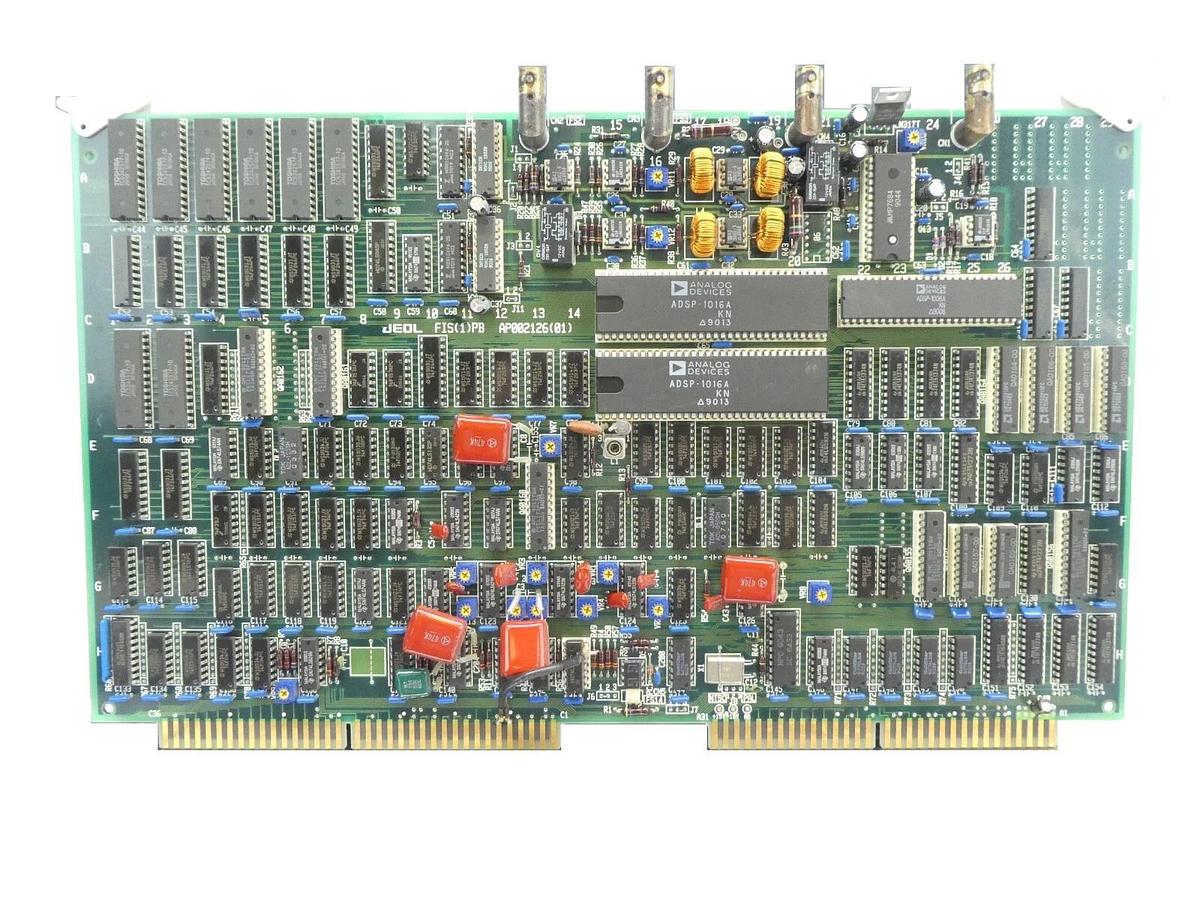 Used JEOL AP002126(01) Processor PCB Card FIS(1)PB JSM-6300F SEM Working Surplus