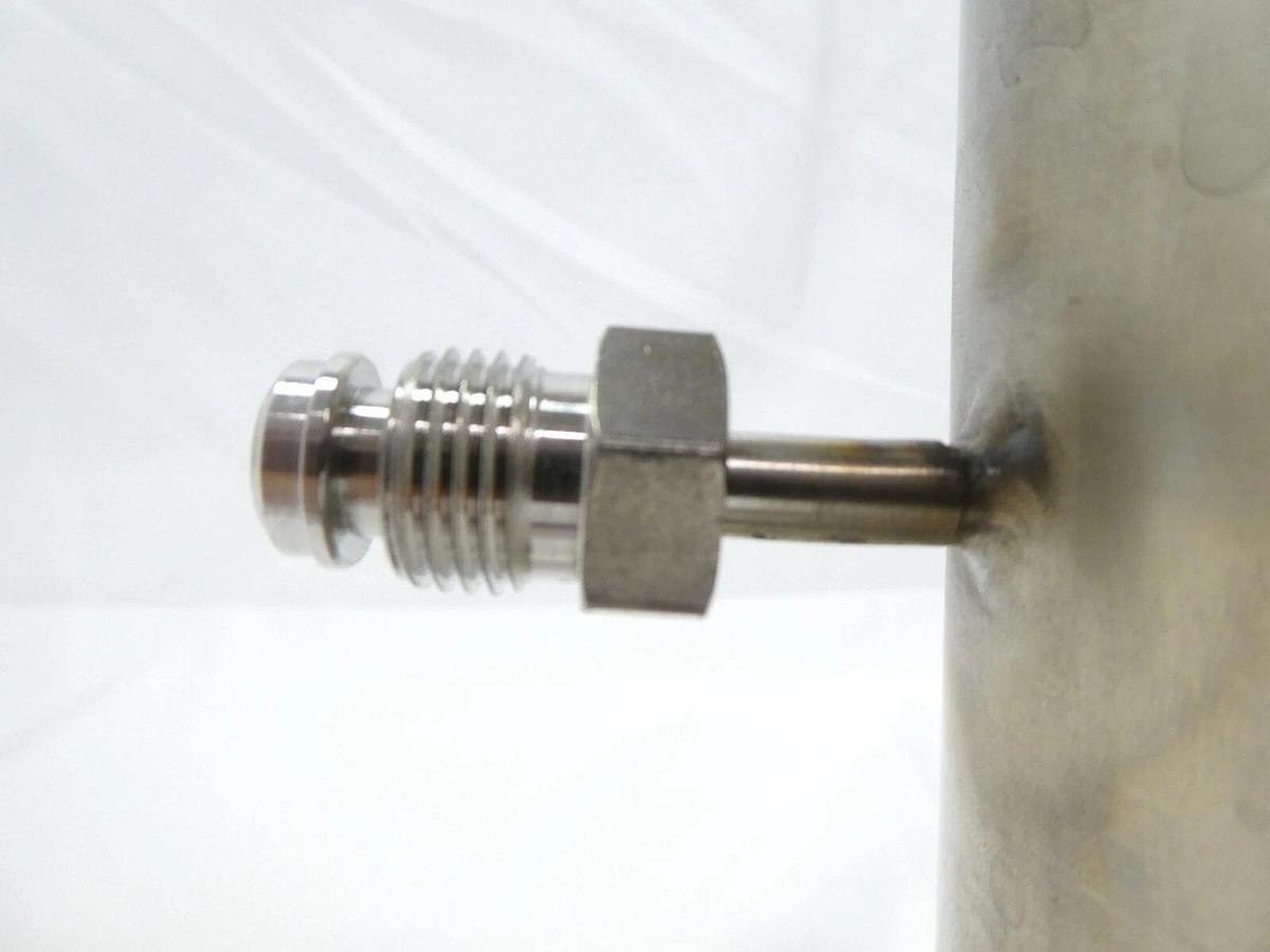 Used Edwards High Vacuum Adapter Tee ISO63 ISO-F to ISO100 ISO-K NW25 4VCR Used