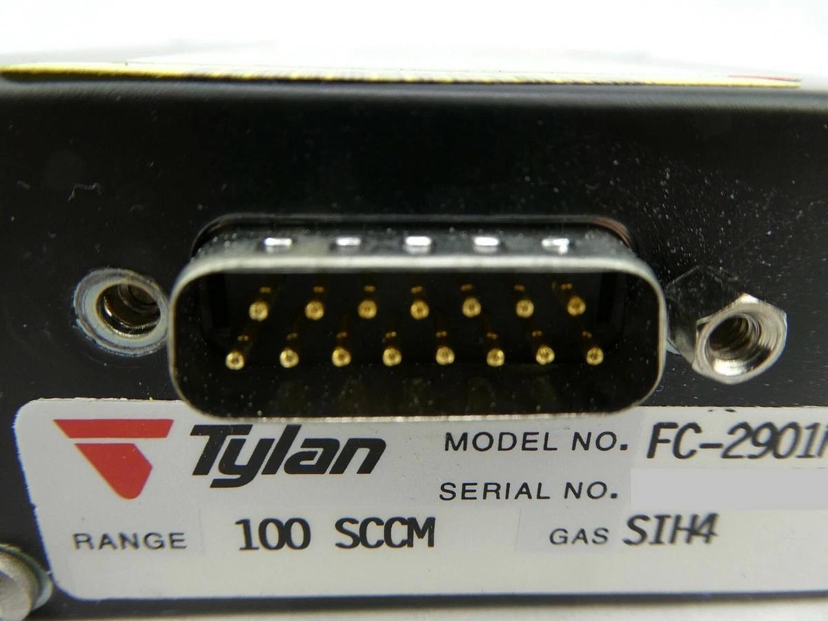 Used Tylan General FC-2901MEP Mass Flow Controller MFC 100 SCCM SiH4 2900 Working