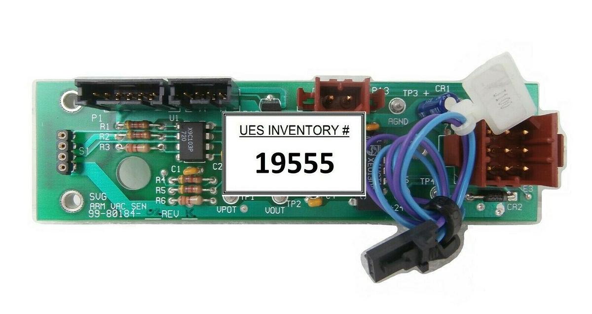 Used SVG Silicon Valley Group 99-80184 Arm Vacuum Sensor Board PCB 90S DUV Working