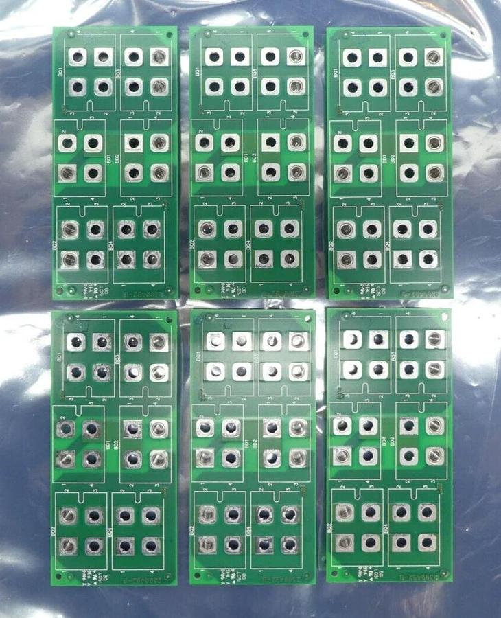 Used AE Advanced Energy 2300492-B Pinnacle II Interconnect PCB 1300736 Lot of 6 Spare