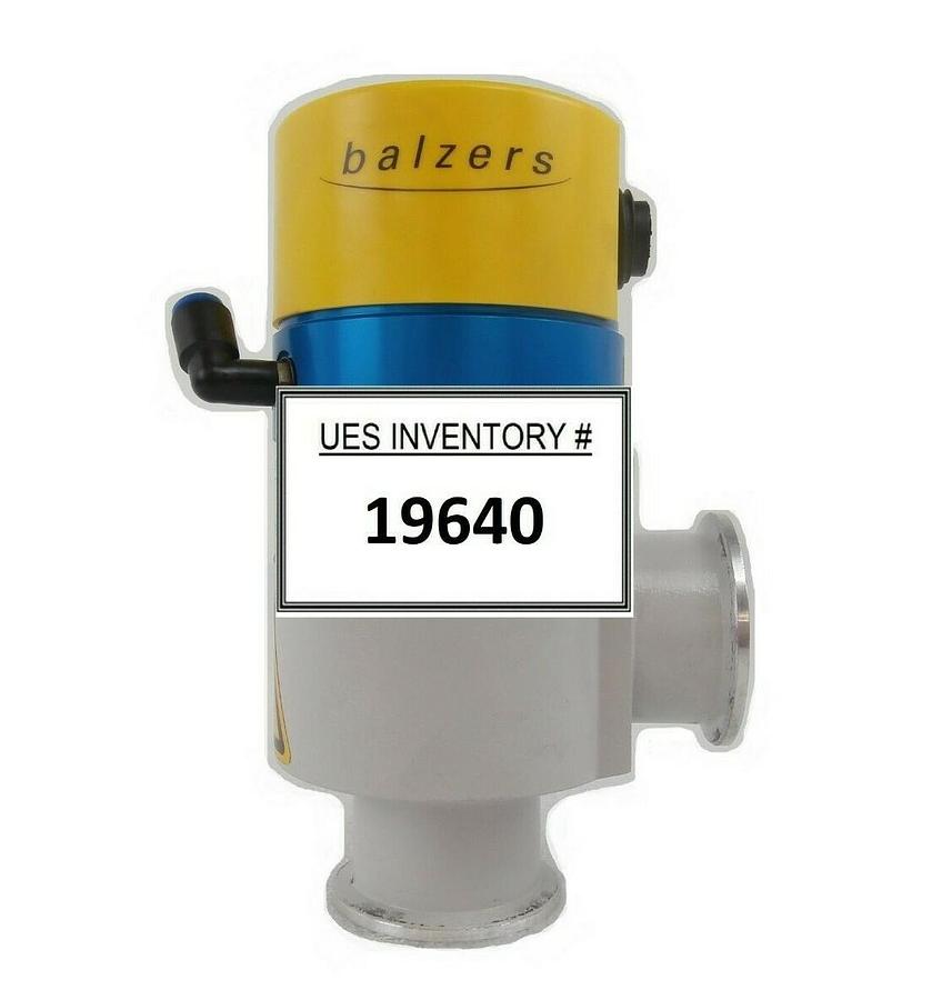 Used Balzers BPV51325 Right Angle Vacuum Isolation Valve EVL 040 P Working Surplus