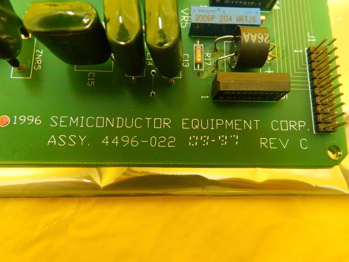 Used Semiconductor Equipment Corp 4496-022 Resistor PCB Board 410 Bonder Used Working