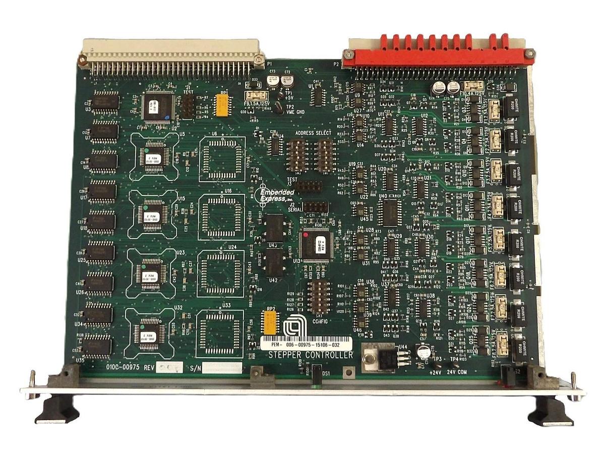 Used AMAT Applied Materials 0100-00975 Stepper Controller PCB Card Working Surplus