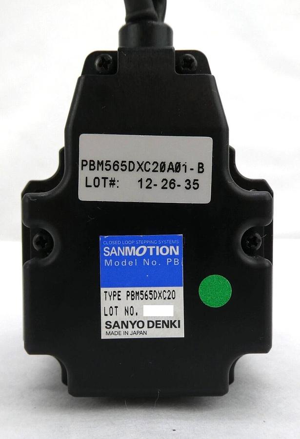 Used Sanyo Denki PBM565DXC20 Stepping Motor Sanmotion PB Reseller Lot of 3 Working