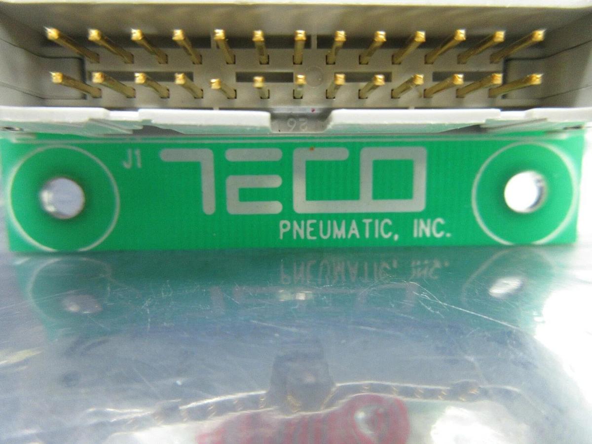 Used TECO Pneumatic DES375-010-8 8-Port Pneumatic Manifold Board PCB HA010E1 Working