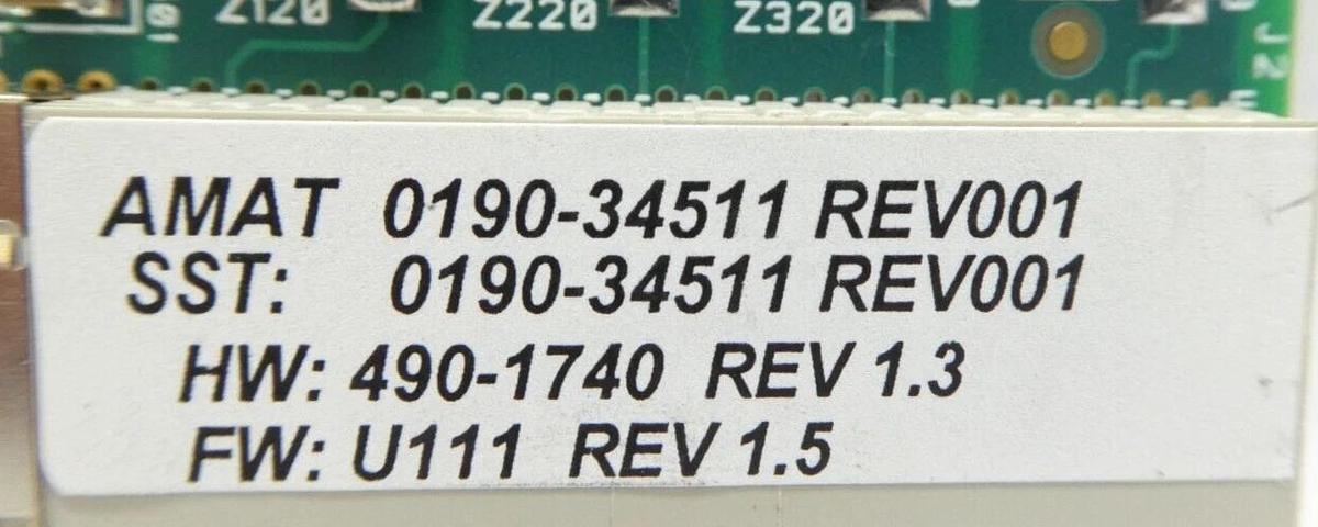 Used SST Woodhead DNP-CPCI-3U-4 DeviceNet Scanner PCB Card AMAT 0190-34511 Working