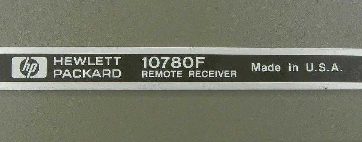 Used HP Hewlett-Packard 10780F Remote Receiver Option C09 Agilent Technologies Used