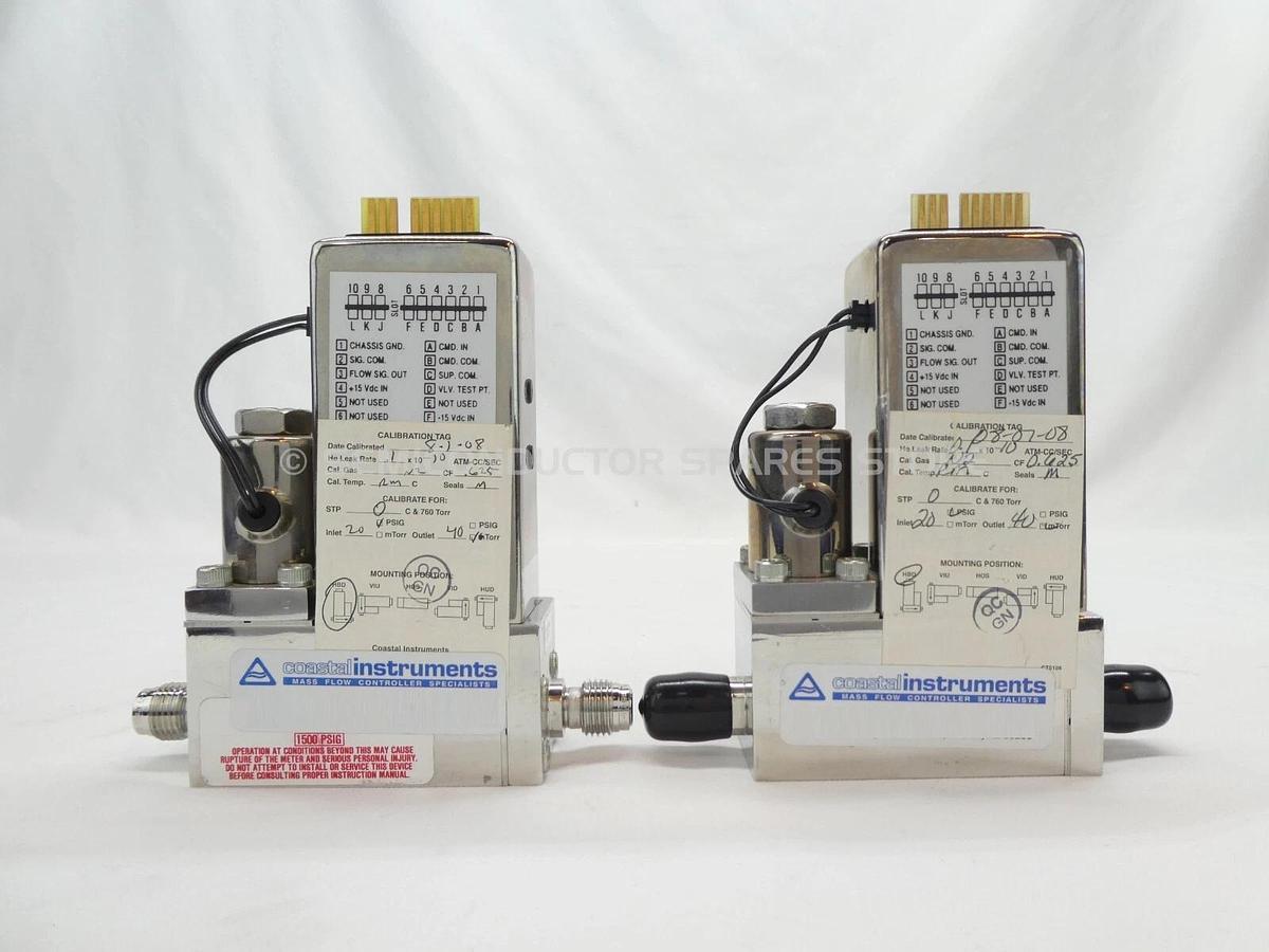 Refurbished Brooks 5964 Mass Flow Controller MFC 1000 SCCM SIH4 Lot of 2 OEM Refurbished