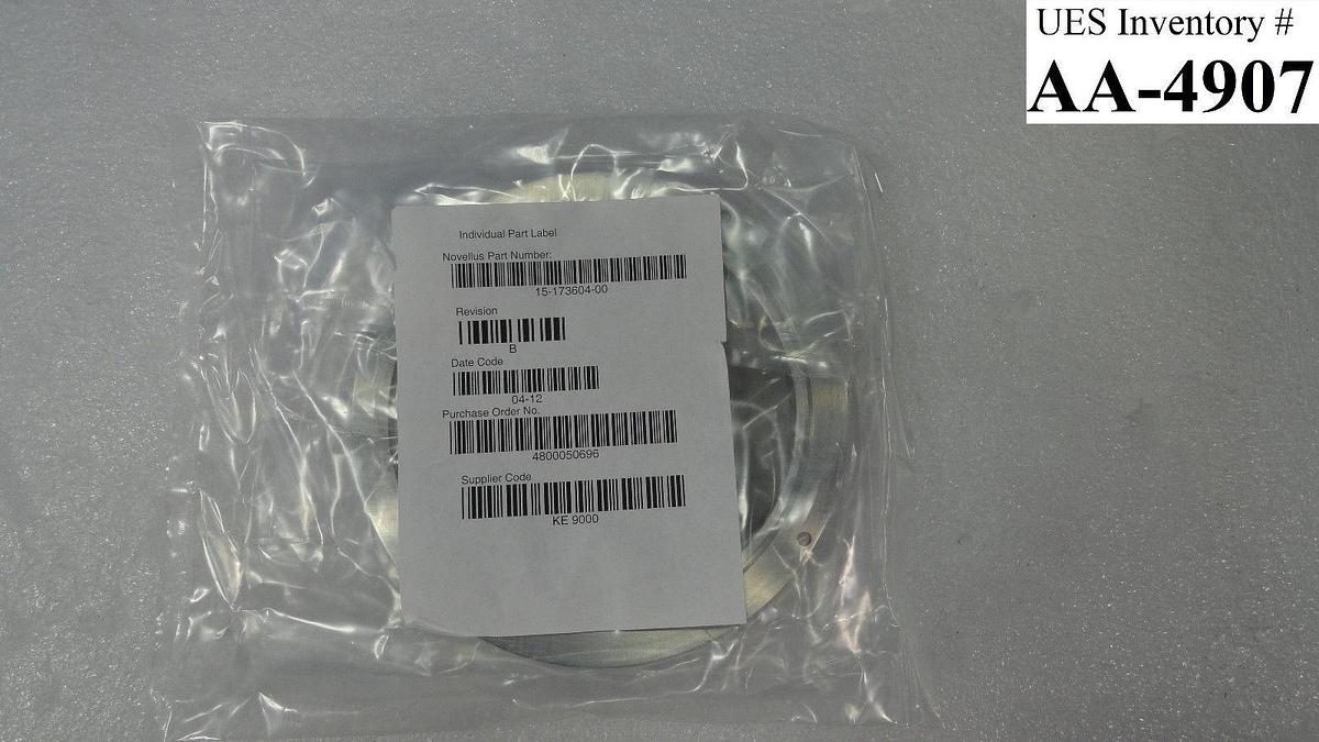 Used Novellus Systems 15-173604-00 Gamma Base Diffuser Rev. B New