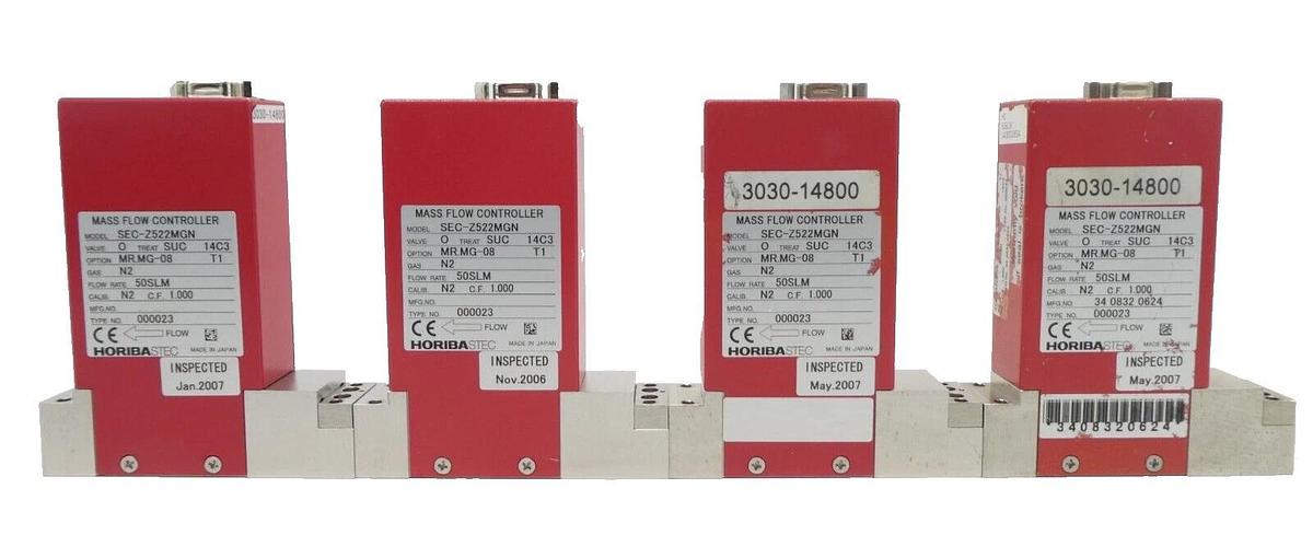 Used Horiba STEC Z500 Mass Flow Controller MFC SEC-Z512MG SEC-Z522MGN Lot of 10 Spare
