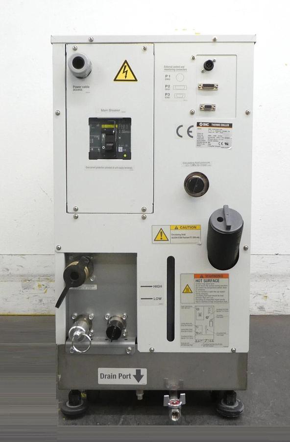 Used H-2010 SMC INR-498-016C Recirculating Thermo Chiller HX Tested Working