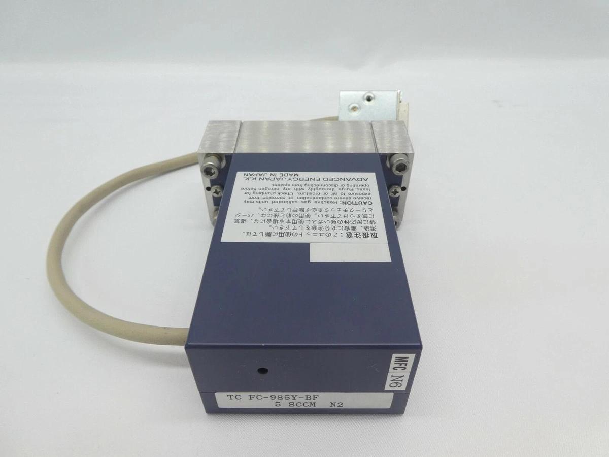 Used Aera TC FC-985Y-BF Mass Flow Controller MFC FC-985 5 SCCM N2 Working Surplus