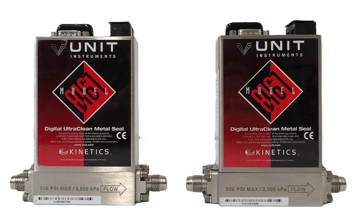 Used UNIT Instruments UFC Mass Flow Controller MFC UFC-8165 UFC-9861 Lot of 9