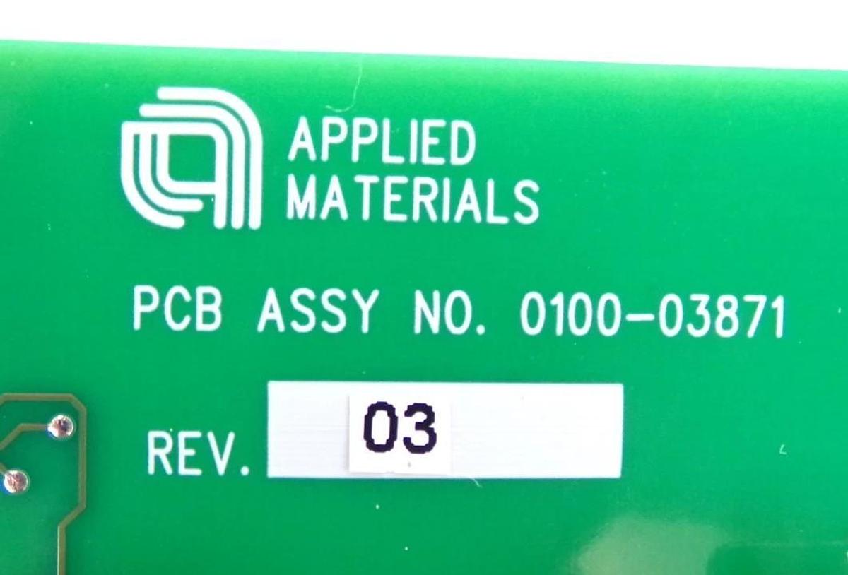 AMAT Applied Materials 0100-03871 Hard-Soft Shutdown Interface PCB New Surplus