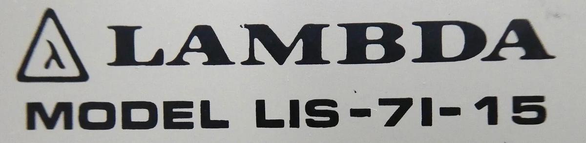Used Lambda LIS-71-15 Power Supply AMAT 1140-00078 Reseller Lot of 2 Working Surplus