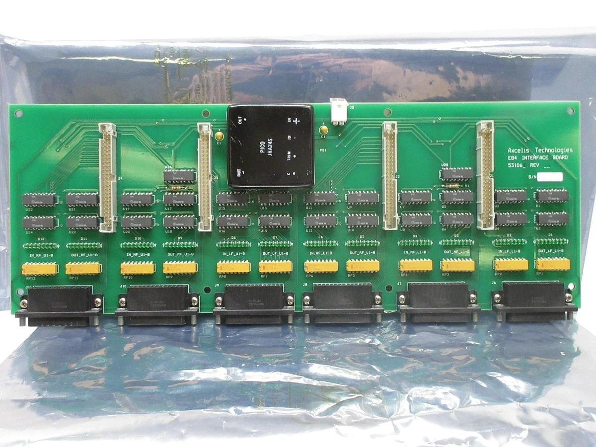 Used Axcelis Technologies 531061 E84 Interface Board PCB Nikon NSR System Used