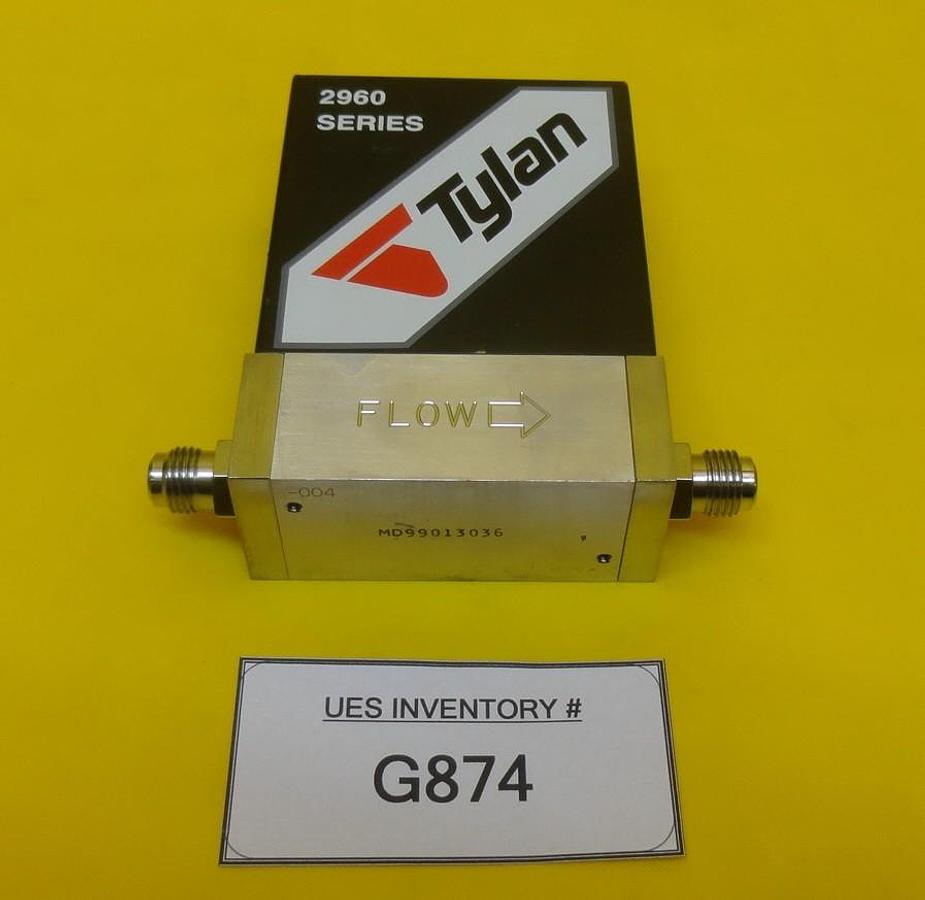 Used Tylan FC-2960MEP5 Mass Flow Controllers 2960 Series 0.05 SLPM N2 Used Working