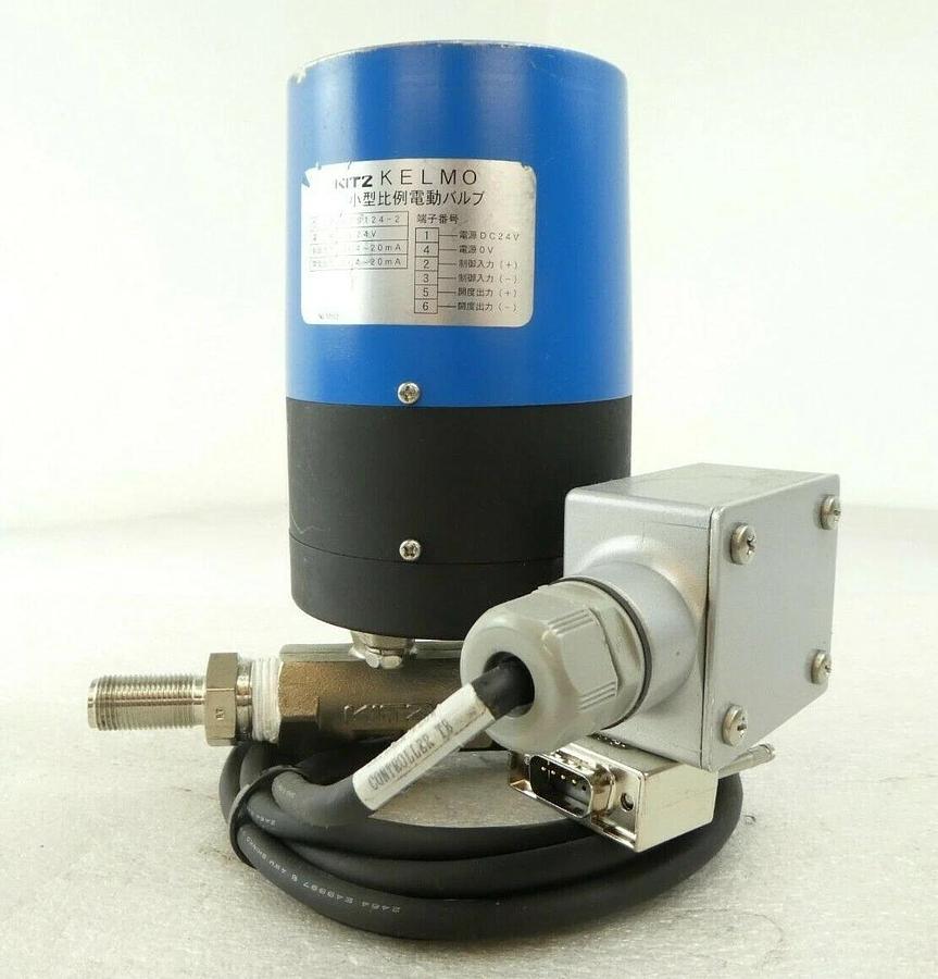 Used KITZ SCT RDS124-2 Electric Actuator Valve KELMO Lot of 3 TEL Trias Working Spare