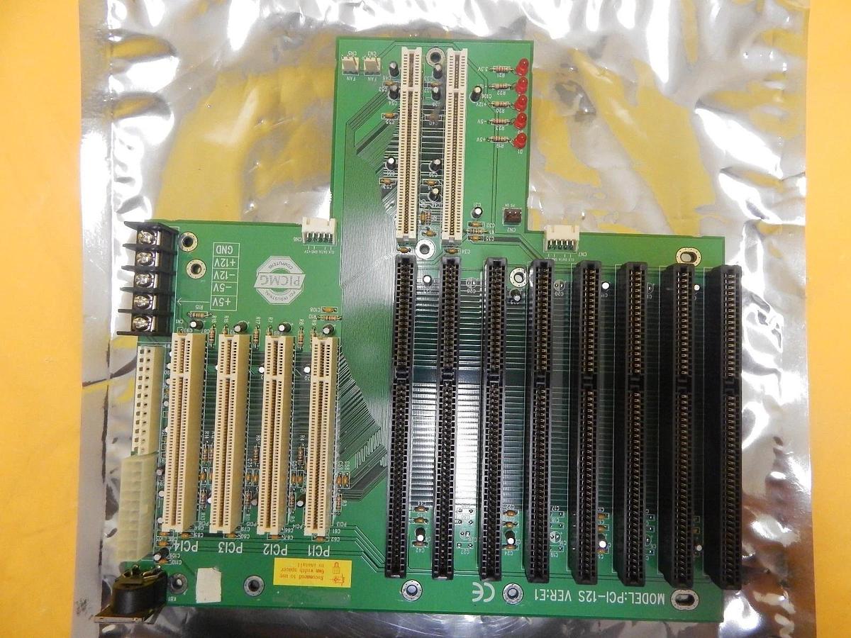 Used PCI Industrial Computers PCI-12S Backplane Board PCB Used Working