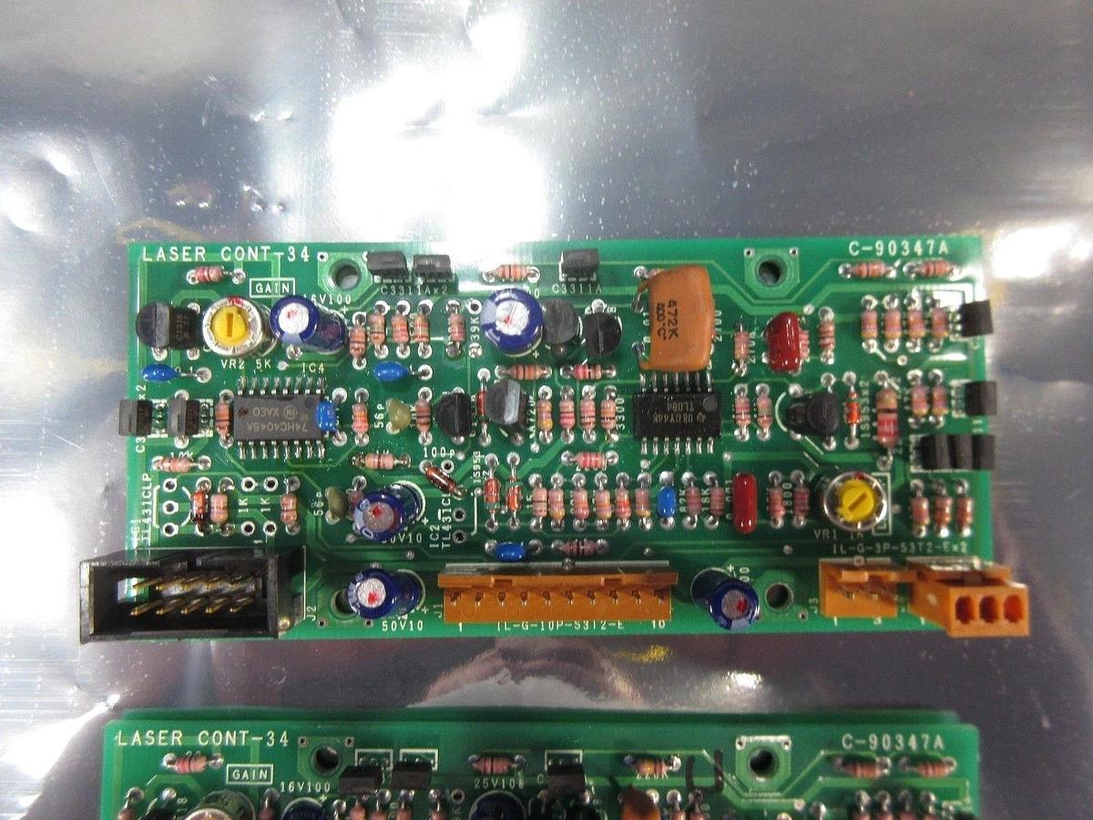 Used Lasertec Laser Cont-34 PCB Lot of 2 MD2500 Used Working