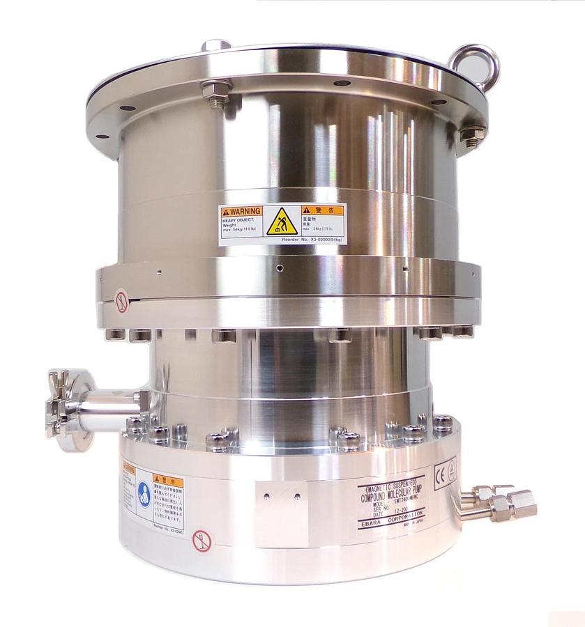 EMT2400M Ebara EMT2400MBWC Compound Turbomolecular Pump Turbo New Surplus
