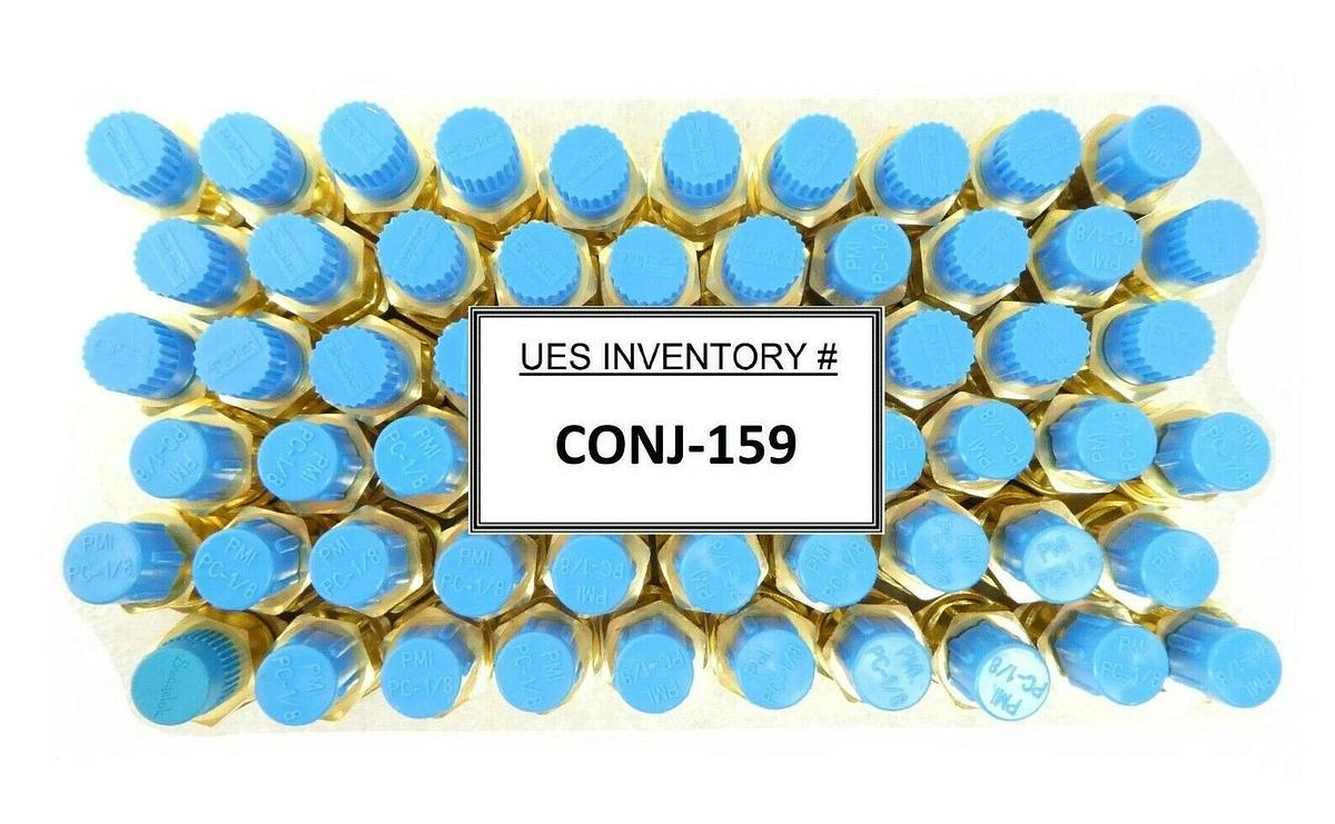 Parker 6MSC2N-B Male Straight Connector Reseller Lot of 60 Varian E34000156 New