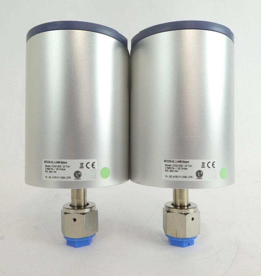Used Inficon 390-144 Baratron Transducer CDG100D Reseller Lot of 8 Working Surplus