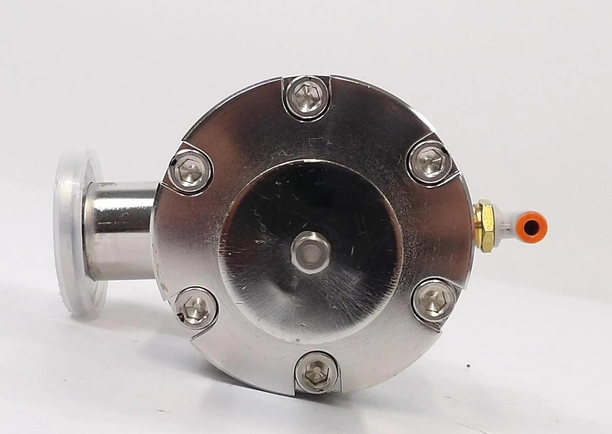 Used Nor-Cal Pfeiffer 0190-22670 Pneumatic Angle Valve Reseller Lot of 3 Working