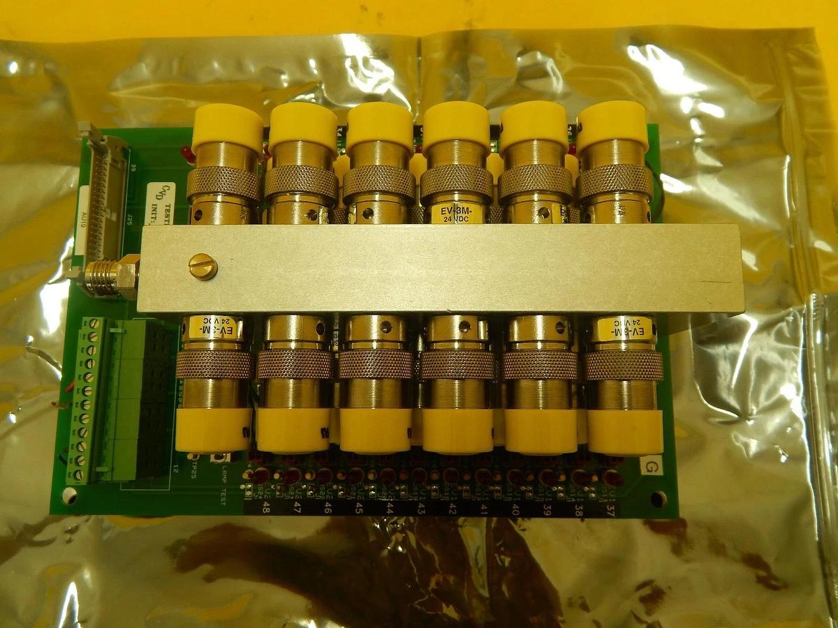 Used ASM 03-320142D03 EV Interface Pneumatic Block PCB Assembly ASM Epsilon 3000 Used