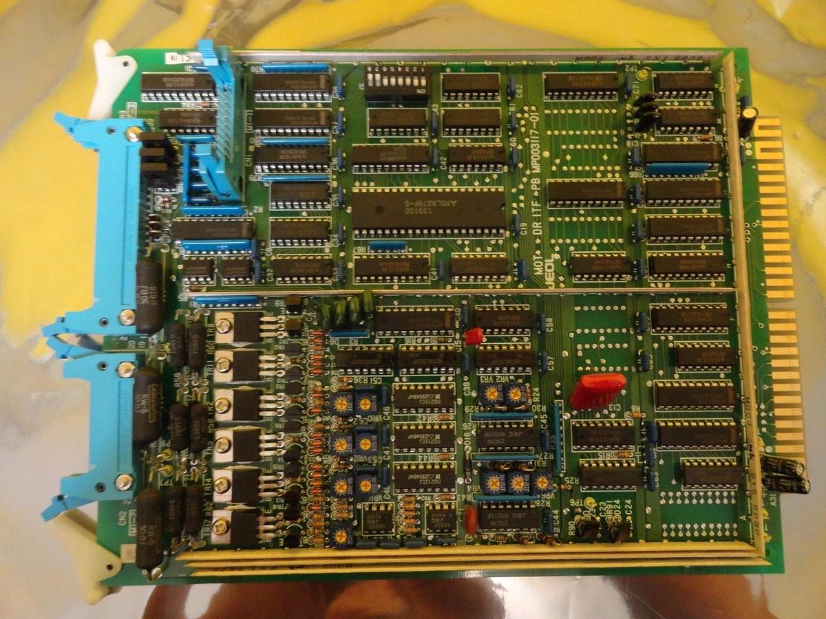 Used JEOL MP003117-01 MOT DR ITF PB Interface Board PCB Card JEM-2010F Working