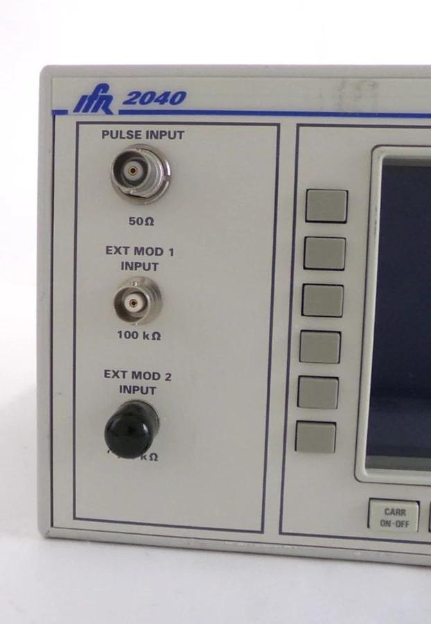 Used IFR 2040 10khz-1.35Ghz Low Noise Signal Generator Option 2 No Power As-Is