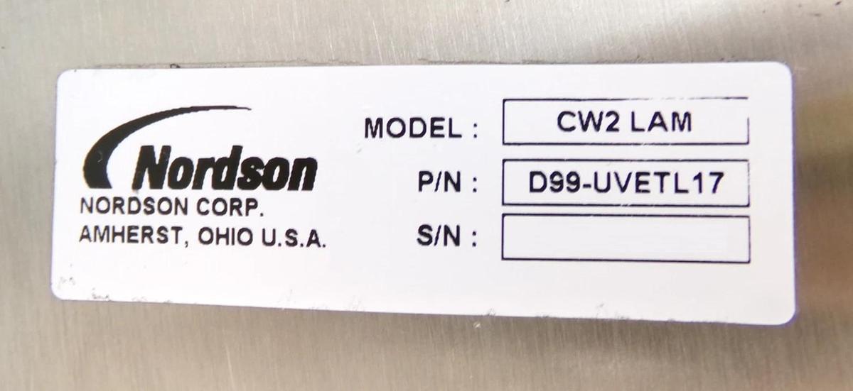 Refurbished Nordson D99-UVETL17 Coolwave Lamphead UV Curing System CW2 LAM Refurbished Spare