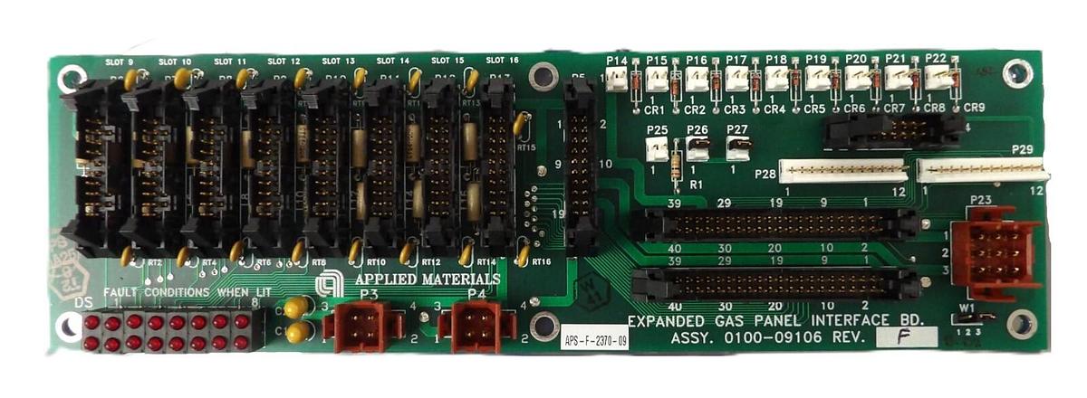 Used AMAT Applied Materials 0100-09106 Expanded Gas Panel Interface PCB Board New