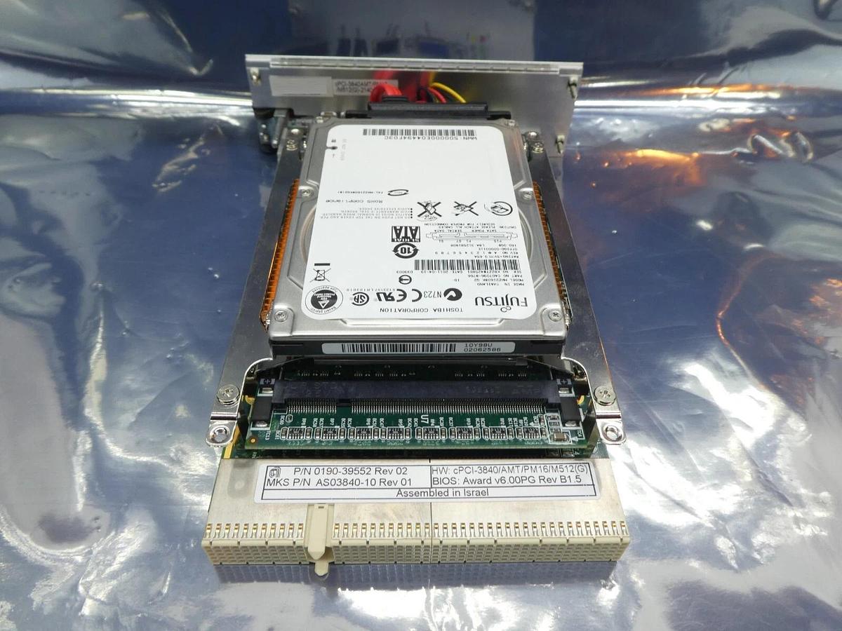 Used MKS Instruments AS03840-10 Single Board Computer SBC PCB Card AMAT 0190-39552