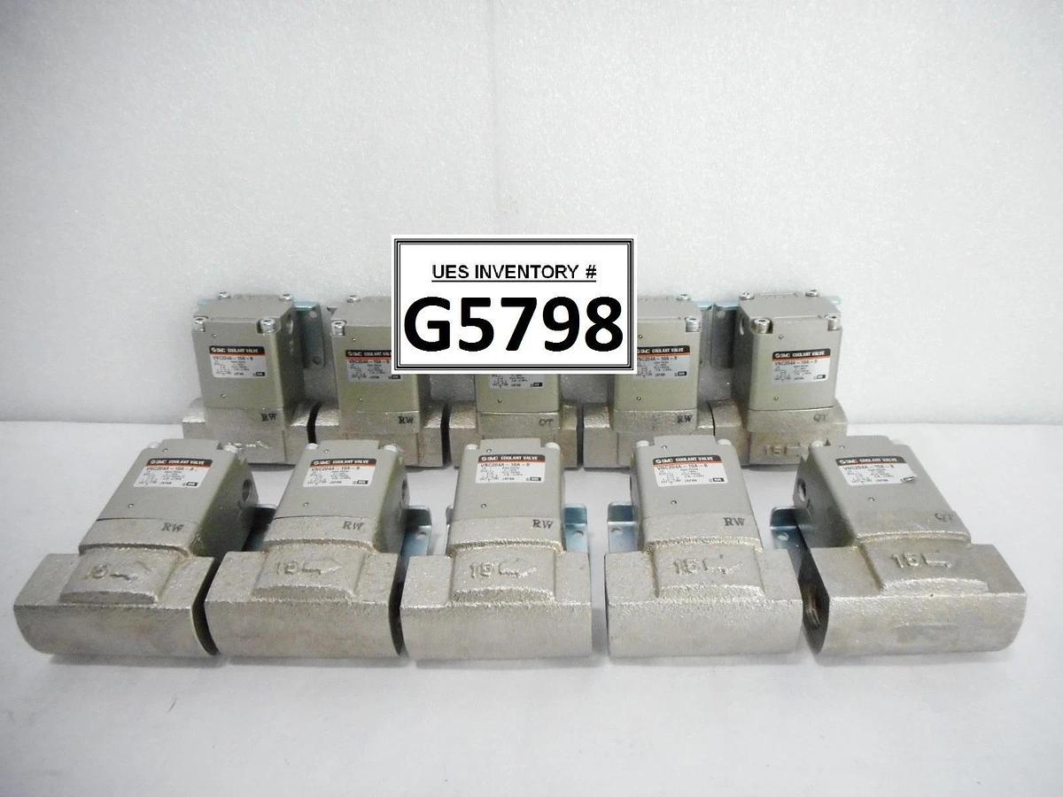 SMC VNC204A-10A-B Coolant Valve Reseller Lot of 10 New