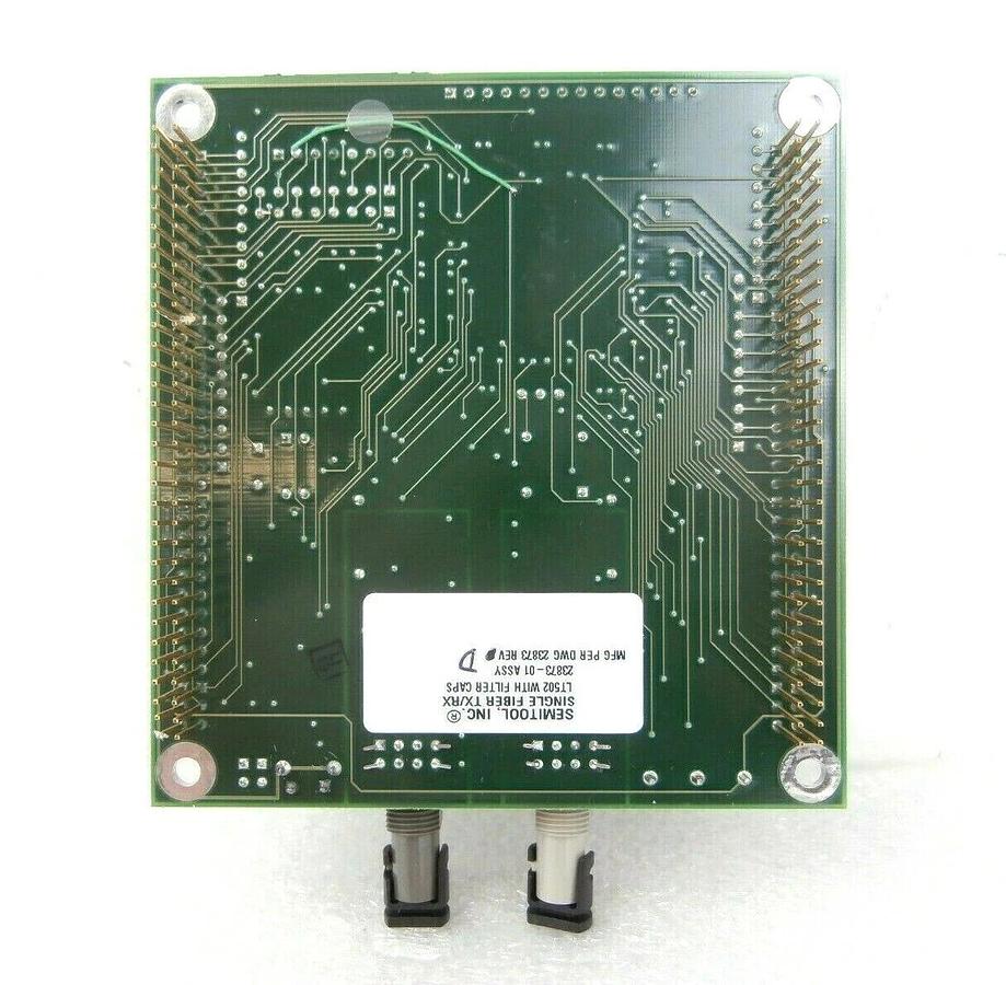 Refurbished Semitool 23873-01 Single Fiber Transceiver Board PCB TX/RX LT502 Refurbished