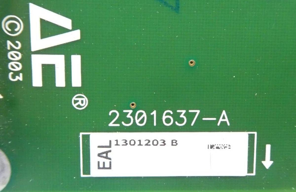 Used AE Advanced Energy 2301637-A Pinnacle 2000V Scale Logic PCB 1301203 Working