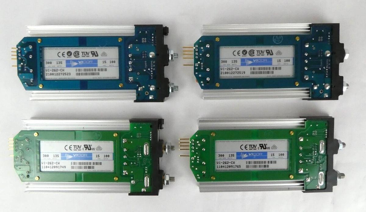 Used Vicor VI-262-CW DC Converter 15v 100w Reseller Lot of 4 Working Surplus